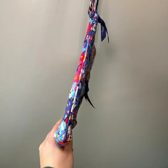 Vera Bradley Impressionista Floral Print Quilted Cotton Zip Crossbody Bag Purse - Picture 3 of 9